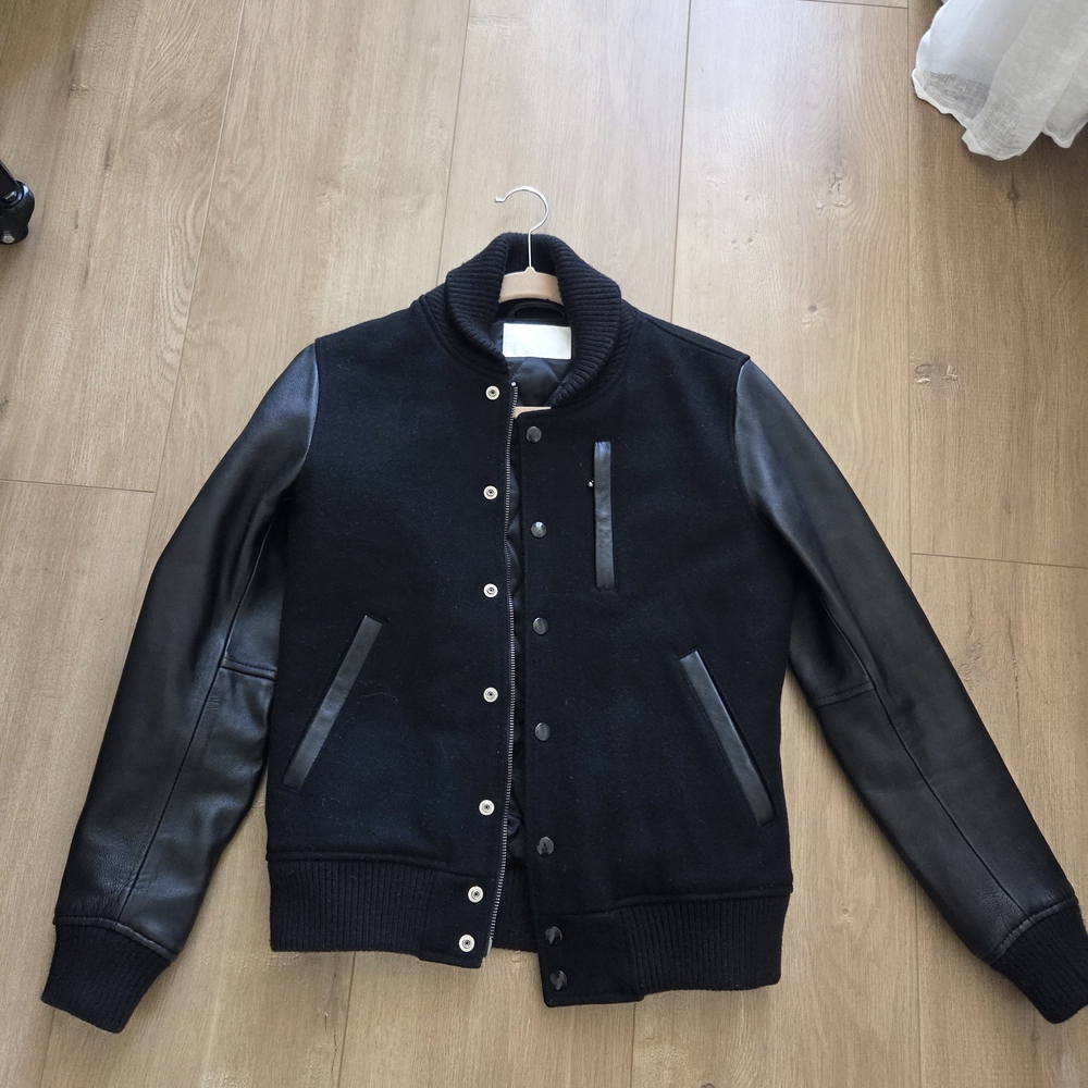 Urban Research iD varsity jacket  lambskin.